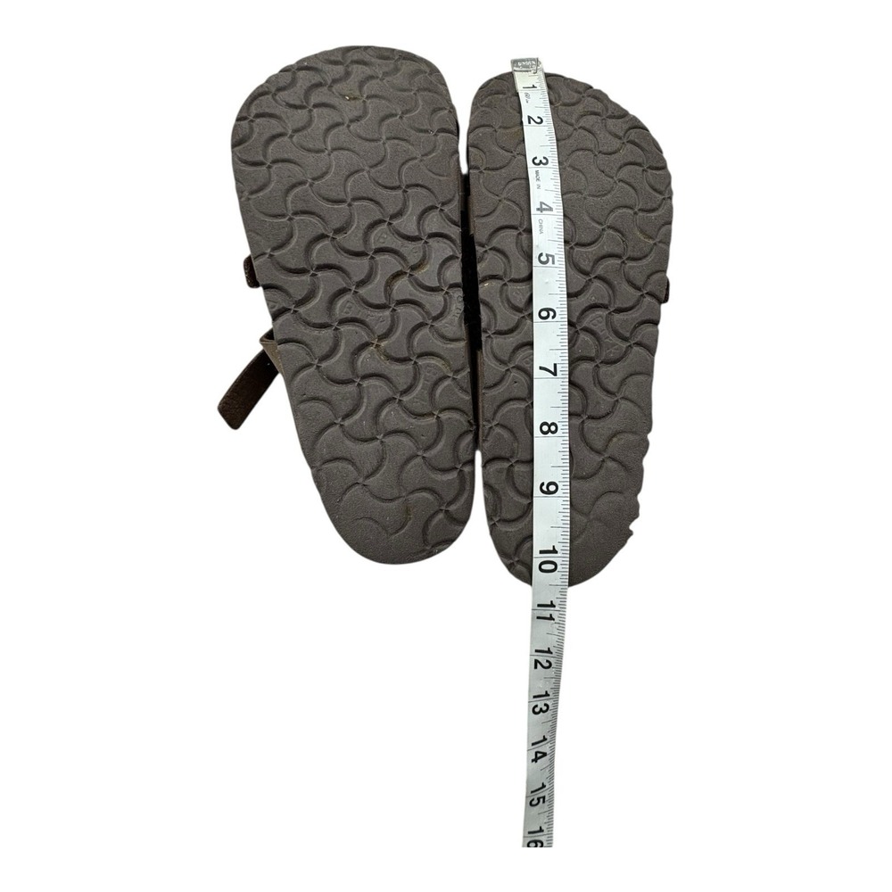 Birkenstock Yara Sandals Brown Leather Women's Size 39 Needs Repair Read - Picture 5 of 13